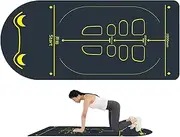 Ab Roller Mat, Exercise Equipment Mat, Yoga Knee Pad, Easy To Roll Up And Store, Sweat Resistant, 60x150cm, For Abdominal, Pilates, Skipping, Yoga And Home Use