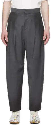 Logo casual pants A2 Black