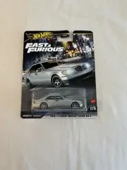 2024 HOT WHEELS FAST FURIOUS MERCEDES BENZ 500 SEL 2/5 REAL RIDERS SILVER