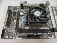 在飛比找Yahoo!奇摩拍賣優惠-技嘉 GA-F2A55M-DS2主機板 + AMD A6-5