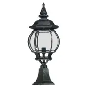 Flinders Large IP12 Outdoor Pillar Mount, Antique Black