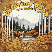 Coloring Book for Adults and Teens. Circle Frames Coloring Book: Relaxing and Easy Nature Scenes and Animals in Elegant Round Frames for Stress Relief and Mindful Creativity.