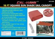 Rectangle Sun Sail Shade Canopy Sand UV Sunshade for Patio Deck Yard Backyard