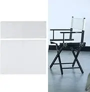 1 Set Director Chair Canvas, for 16'' Directors Chairs Director Chair Replacement Canvas（4 Colors Available） (White)