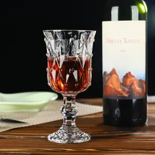 家用紅酒杯 高腳杯葡萄酒杯玻璃香檳杯小號歐式古典創意 6只套裝
