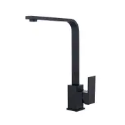 Decaura Kitchen Mixer Tap Square 360�� Swivel Sink Faucet Matte Black WELS