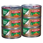12 x Genova Yellowfin Tuna in Olive Oil 7 oz Pull Tab Tin Can Fish Fillet FRESH.