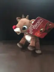 Rudolph The Red Nose Reindeer Holiday Plush NEW