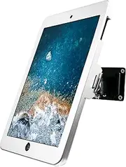 on Wall Mount Bracket for iPad 9.7"(6th,5th,Gen.), 9.7" Air1&2,9.7" Pro,Excluding 9.7"(1th,2th,3th,4th,Gen.),with Lock, Multi Angle,(Silver)
