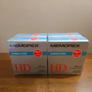 4 Four NEW Memorex 10 pack HD 1.44 mb 3.5" Floppy Disks Sealed IBM PC Format