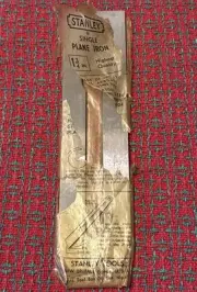 Vintage Stanley Single Plane Iron 1-3/4" NOS USA