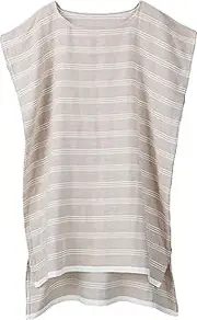 [コジット] COGIT BE A Gauze Poncho, Large W Gauze Poncho, Easy to the Touch, Soft Fabric with Excellent Absorbency, Senshu Weave