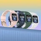 NEW For Fitbit Versa 1/2/3/Lite/Sense TPU Sport Armor Protective Case Band Strap
