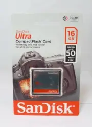 Sandisk Ultra CompactFlash Memory Card - 16 GB 50 MB/s (SDCFHS-016G-G46)