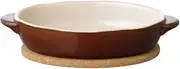 KINTO 16477 Warm Oval Au Gratin Tea, Oven, Microwave, Dishwasher Safe