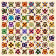 QUINTESSENTIAL STARS - 115" x 115" - Quilt-Addicts Pre-cut Patchwork Quilt Kit