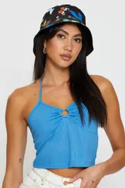 Black Bucket Hat - Size ONE, Women's Hats