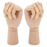 Wood Mannequin Hand Flexible Joints Fingers Drawing Mannequin Hand