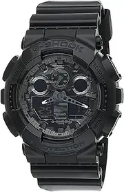 [Casio] G-SHOCK GA100CF-1A Mens Black Analog/Digital Watch with Black Band