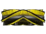 Sweeper Roller Suitable For for RCM R701 - Poly 0,5 Black / 1,1x1,4 Yellow Wavy