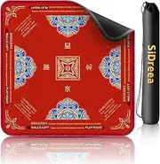 Mahjong Mat, 32.4×32.4 Inch Noise Reduction Anti-Slip Mahjong Mat for Table, Mahjong Table Mat for Poker, Card, Board Games Table Mat, Tile Games, Dominoes