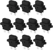 10PCS Standard Blade Fuse Holders with Covers 250V 50A Short Circuit & Overload Protection for Automotive Car SUV Truck Boat Motorcycle DC Applications
