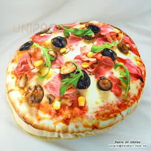 【UNIPRO】仿真 披薩 Pizza 3D彩印 抱枕 靠枕