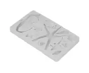 Silicone Mold Grey Diy Starfish Seahorse Shape ReusNon Stick Elastic Silicone Cake Chocolate Ice Cube Fondant Mould