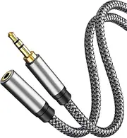 Audio Extension Cable 6Ft,Audio Auxiliary Stereo Extension Audio Cable 3.5mm Stereo Jack Male to Female, Stereo Jack Cord for Phones, Headphones, Speakers, Tablets, MP3 Players and More(6Ft/2M)