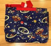 CATH Kidston Cath Kids Spaceship Satchel Messenger Bag With Pencil Case