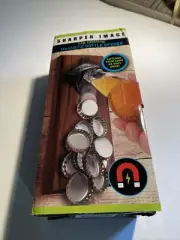 Sharper Image Cap Catching Magnetic Beer Bottle Opener h29q