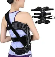 Adjustable Scoliosis Posture Corrector, Spinal Auxiliary Orthosis for Back Postoperative Recovery Adults Health Care Safety Corrector