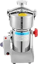 800g Electric Grain Grinder, 220V 3500W Stainless Steel Grain Grinding Machine, 30000 RPM High Speed Commercial Multi-Function Grinder for Wheat Corn Rice (1.76lbs)