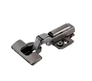 Cabinet Hinge Soft Close Half Overlay 35 mm Black 105° Frameless (2-Pack)