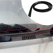 2M Windshield Rubber Seal Strip, Car Front Windshield Weather Stripping Seal Strip, Universal Black Window Door Rubber Seal for Car Truck SUV