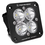 Baja Designs Squadron Sport Work/Scene Pattern Black Flush Mount LED Light Pod -