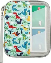 [MFAUCAZB] Card Case for Yoto Cards, Card Holder with Zipper and 80 Pocket, Portable Large Capacity Card Collection Binder，Cards Case Organizer for Traveling Home (Green)