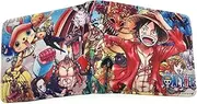 [OmobY] Luffy Anime Wallets Coin Purse Leather Bifold Short Wallet for Kids Boys Girls Teenagers Adult