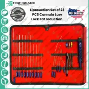 Best Quality Kit of Luer Lock Cannula Set of 23 PCs Liposuction Fat reduction
