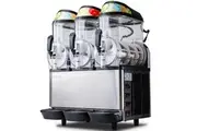 POLYCOOL 36L Triple Tank Commercial Slush Machine, Quality Secop Compressor, Frozen Slushy Maker