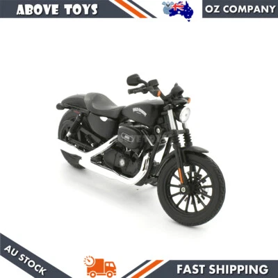 Motorcycle Harley Davidson 2014 Sportster Iron 883 Black scale 1:12 model