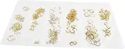 Tofficu Alloy Fillers for Resin Crafts 6-Cell Epoxy Resin Fillers Moon Butterfly Motif for Jewelry
