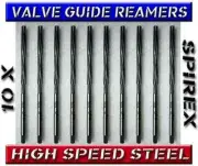 HSS Valve Stem Guide Reamers - Set OF 10 PCS - SPIREX - Squared Top PLASTIC CASE