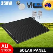 350W Fixed Solar Panel Kit12V 350 Watt Mono Cells Caravan Camping Charging Power