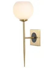 JONATHAN Y Sylvie 6In 1-Light Coastal French Country Iron LED Sconce