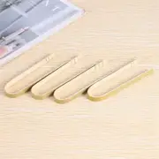 50Pcs Tongs Disposable Cooking Utensils Mini Bamboo Tongs Natural Toast Tongs for Cooking