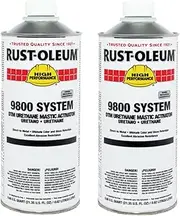 Rust-Oleum High Performance 9800 System DTM Urethane Mastic Coating, Standard Activator, 620 ml (Pack of 2)