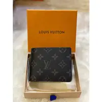 在飛比找蝦皮購物優惠-LV LOUIS VUITTON 短夾  M61695 全配