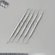 Dental Ball Burnishers Amalgam Composite Plastic Cavity Filling Instrument 5 Pcs