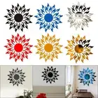 Customizable Home Decor Acrylic Mirror Sun Art Wall Sticker for DIY Enthusiasts